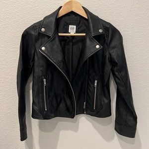 Gap Kids Faux Lesther Moto Jacket